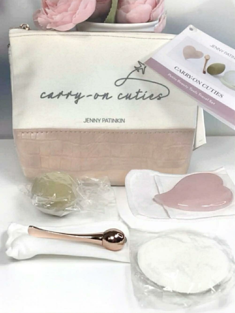 Jenny Patinkin Carry-On Cuties Spa Beauty Set with Cosmetic Bag *BNIP